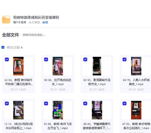 剪映特效全攻略|短视频运营变现课程|抖音快手视频号深度运营指南